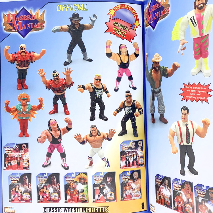 AUSWÄHLEN aus WWF Wrestling Figuren Hasbro 90er Jahre Serie 5 