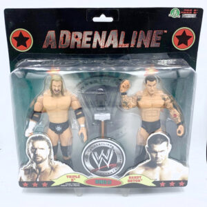 Triple H / Randy Orton - Actionfiguren aus 2009 von Jakks / WWE Adrenaline