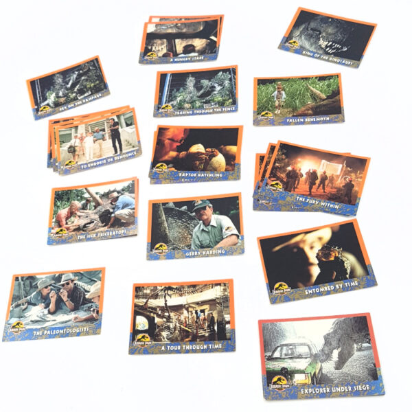 Sammelkarten Komplettset von Kenner Toys / Jurassic Park 90er Jahre