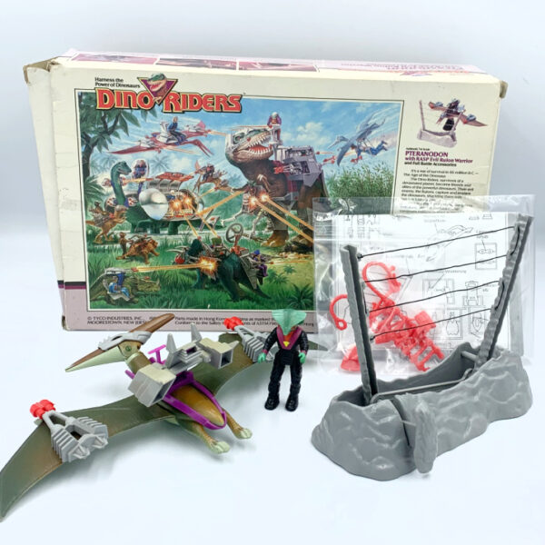 Pteranodon mit Figur und OVP aus 1988 von Tyco Toys / Dino Riders