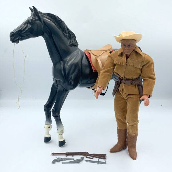 Old Shatterhand mit Pferd - Karl May - Big Jim / Mattel 70er Jahre