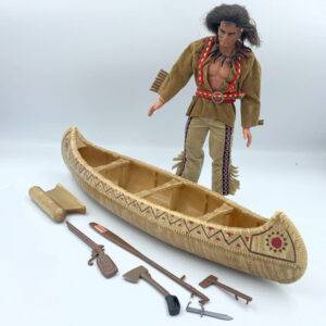 Winnetou mit Canoe - Karl May - Big Jim / Mattel 70er Jahre