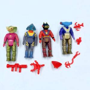 4er Figuren-Set aus 1988 von Tyco Toys / Dino Riders