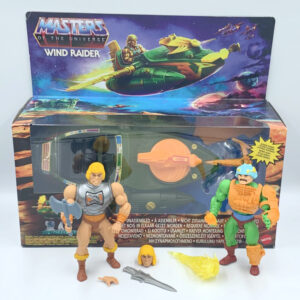 Wind Raider mit Battle Armor He-Man & Man-At-Arms Set Origins / Masters of the Universe