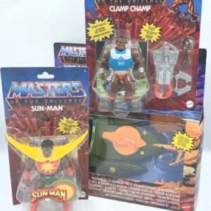 Wind Raider mit Clamp Champ & Sun-Man Set Origins _ Masters of the Universe